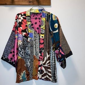 Sacred threads silky jacket